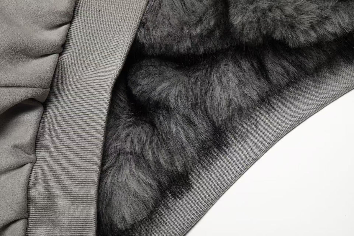 Faux Fur Old-Money Reversible Hooded Coat