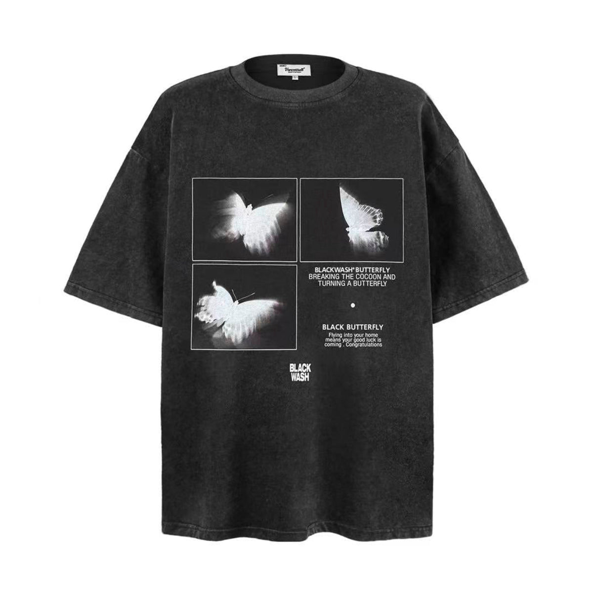 Washed Print Short Sleeve