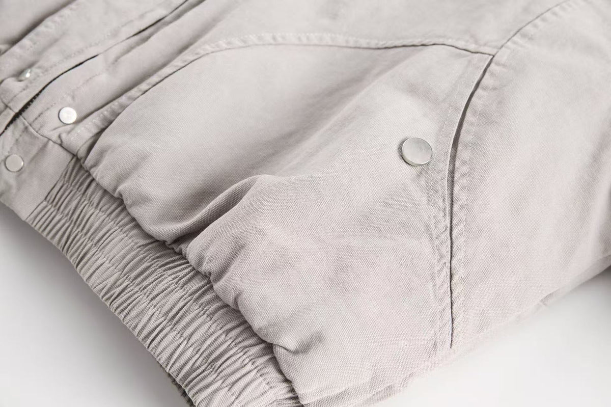 Clean-Fit Faux-Fur Hooded Jacket