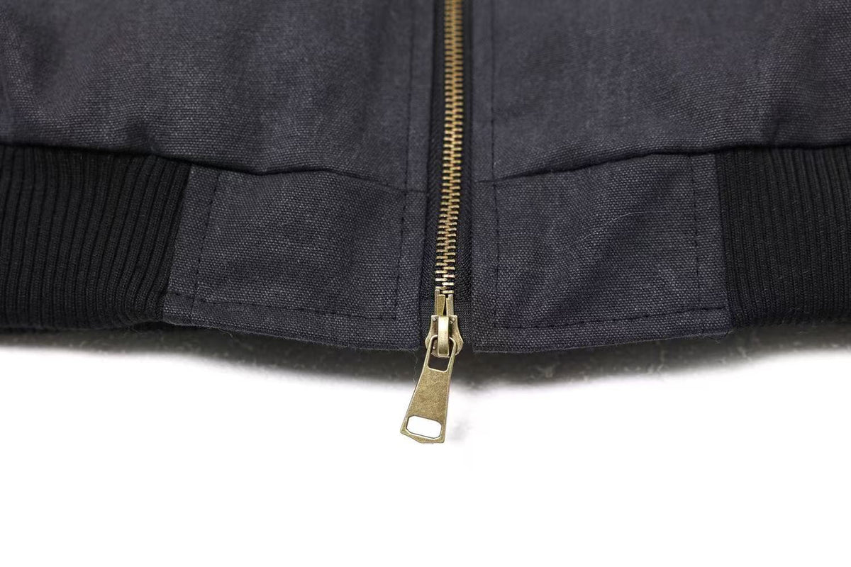 Vintage Fur Collar Hooded Jacket