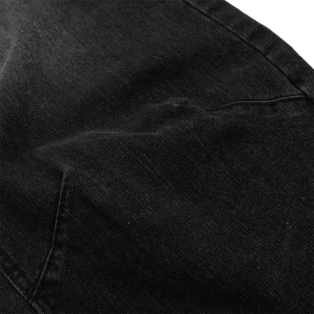 Washed Wide-Leg Baggy Jeans