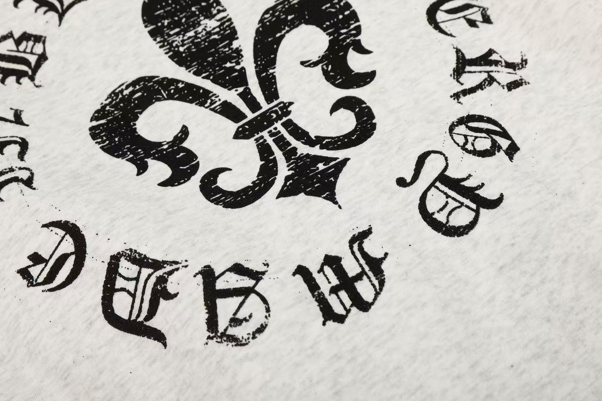 Letter-Print Plush Hooded Jacket