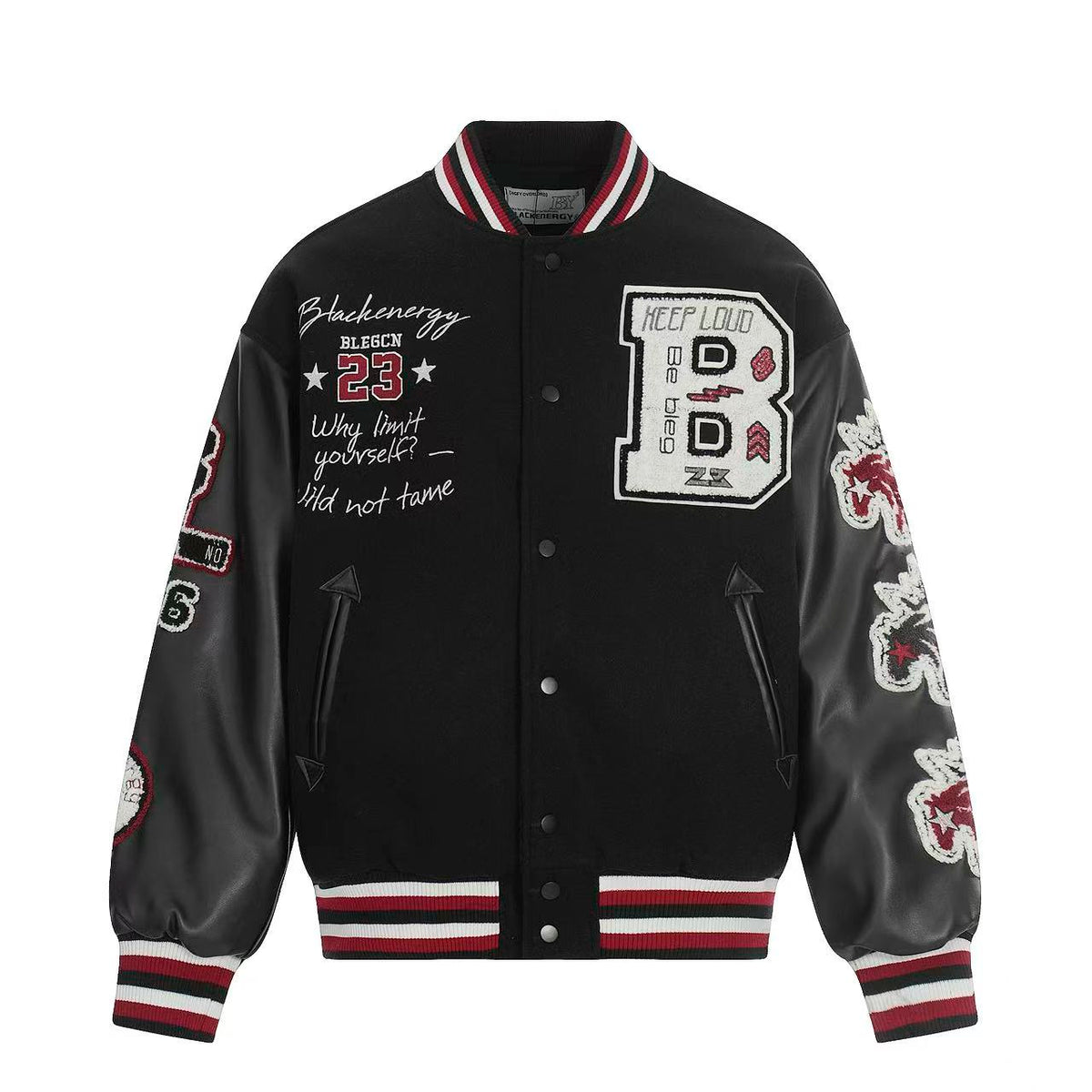 Vintage Embroidered Baseball Jacket