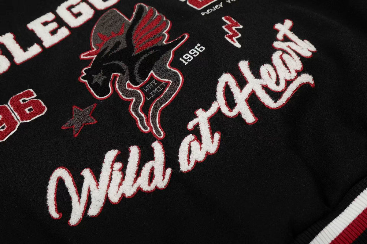 Vintage Embroidered Baseball Jacket