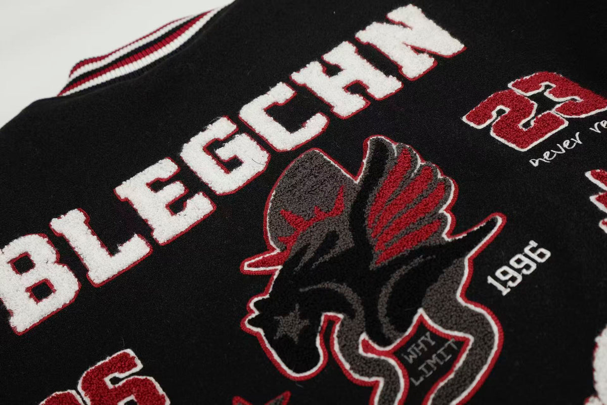 Vintage Embroidered Baseball Jacket