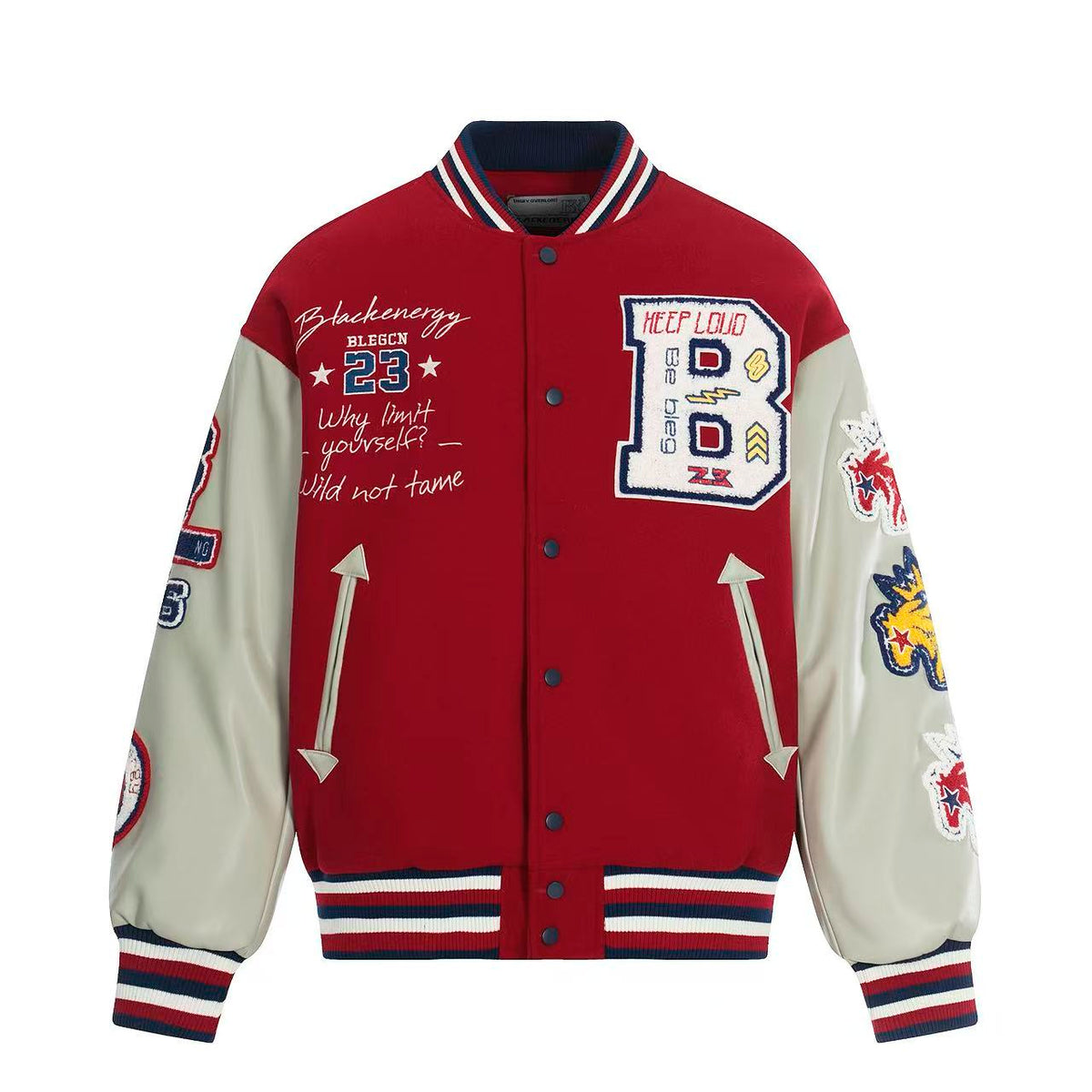 Vintage Embroidered Baseball Jacket