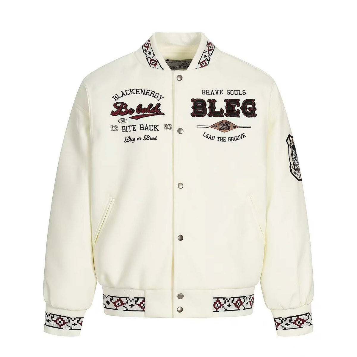 Vintage Embroidered Baseball Jacket