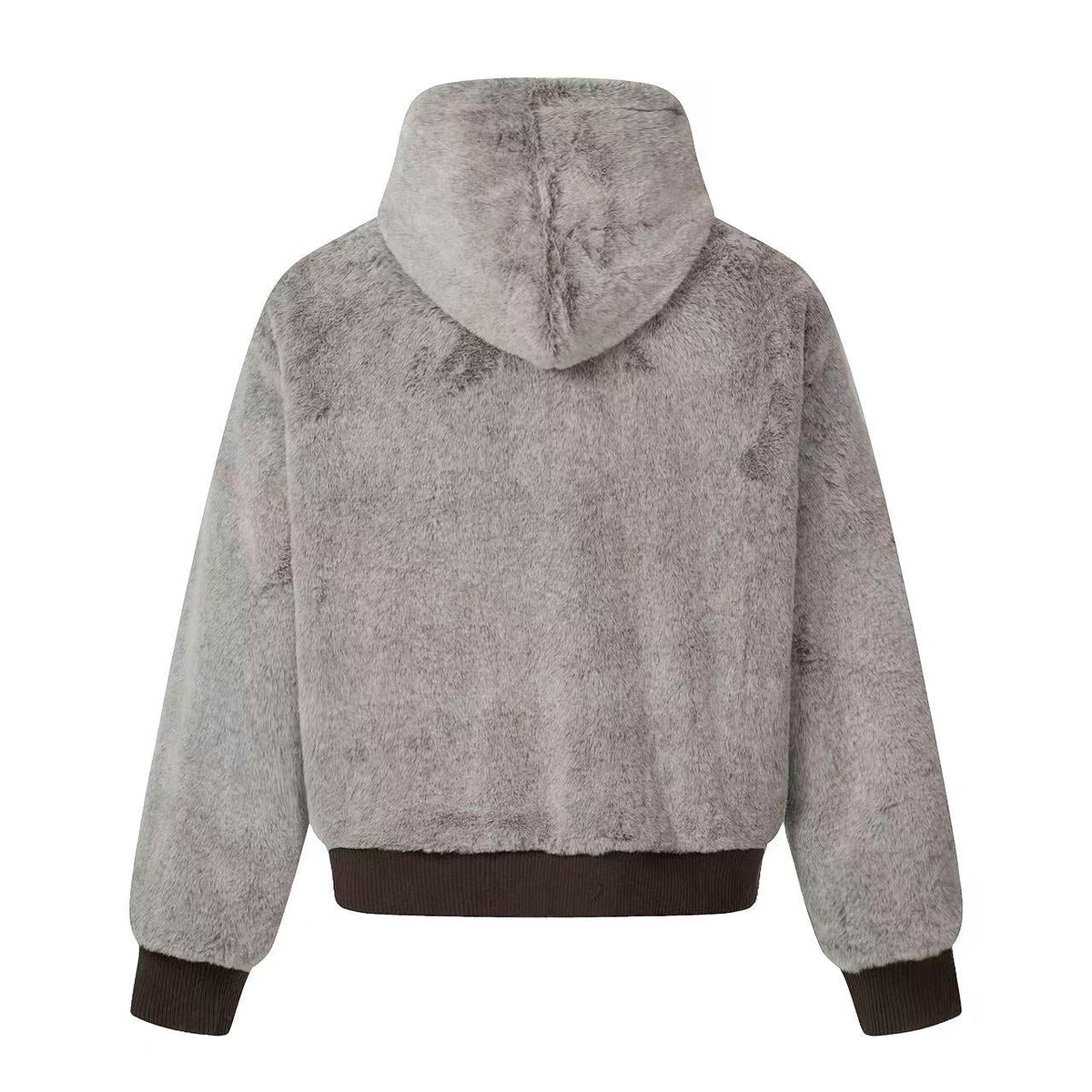Faux Fur Old-Money Reversible Hooded Coat