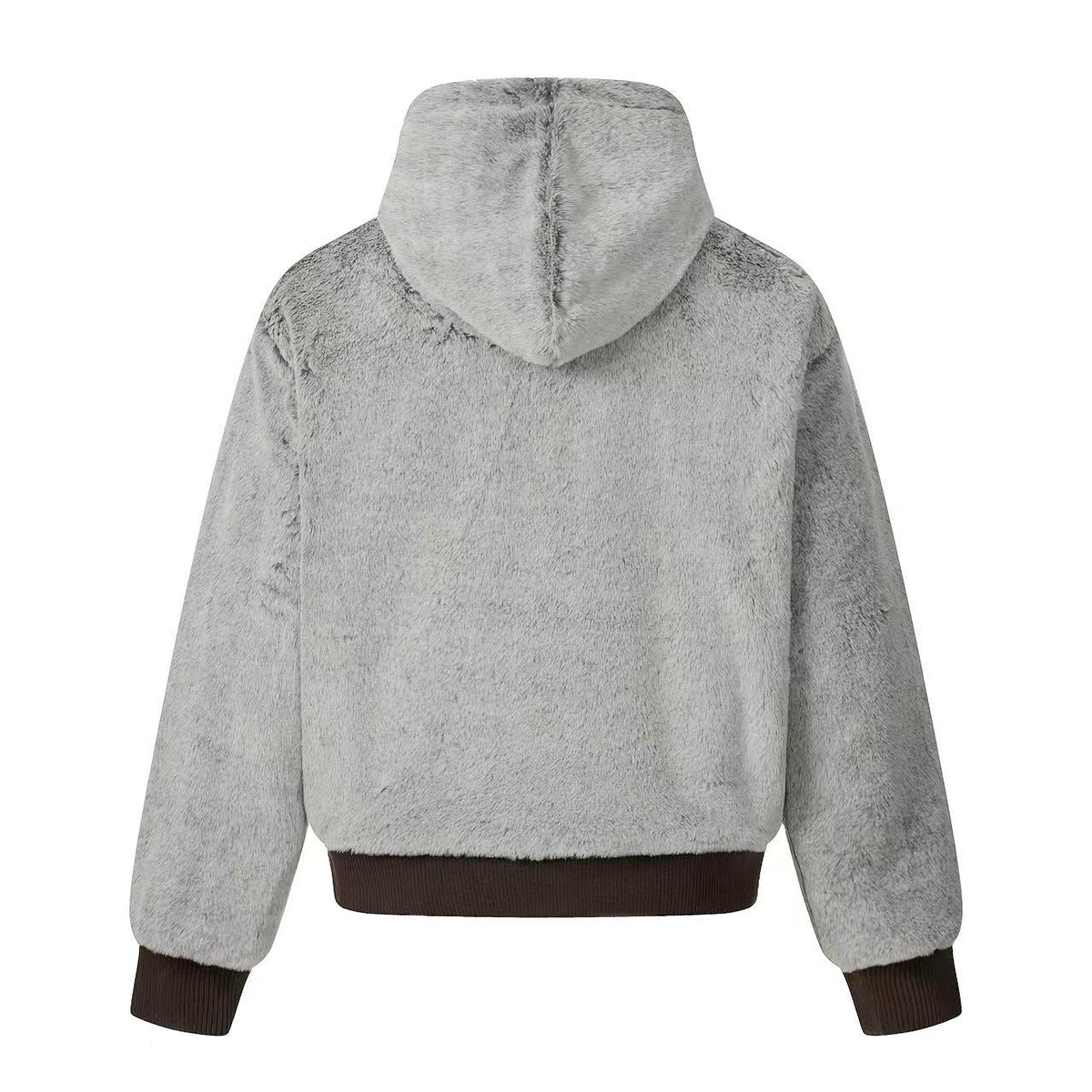Faux Fur Old-Money Reversible Hooded Coat