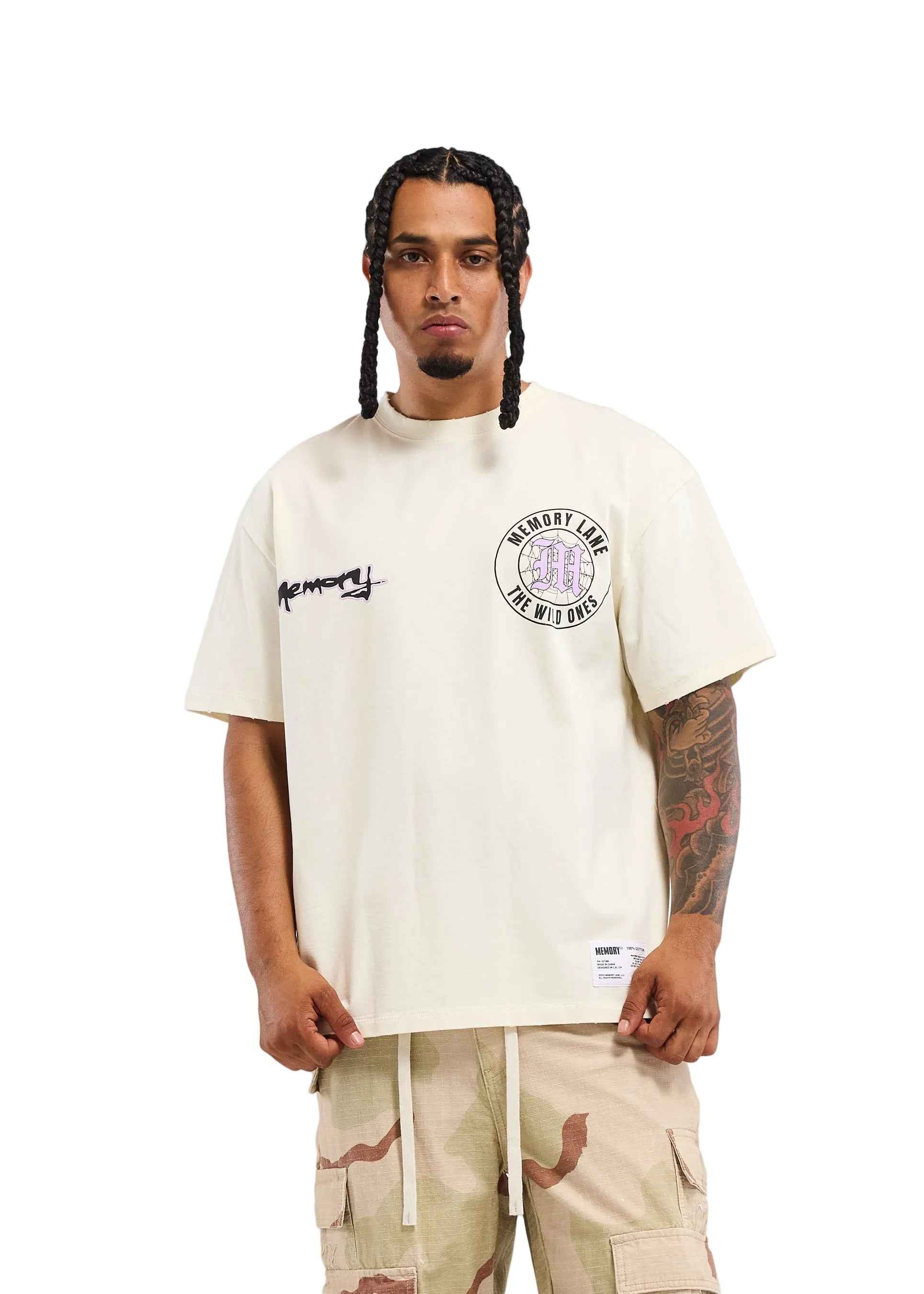 Memory Lane Wild Ones Tee - Off White