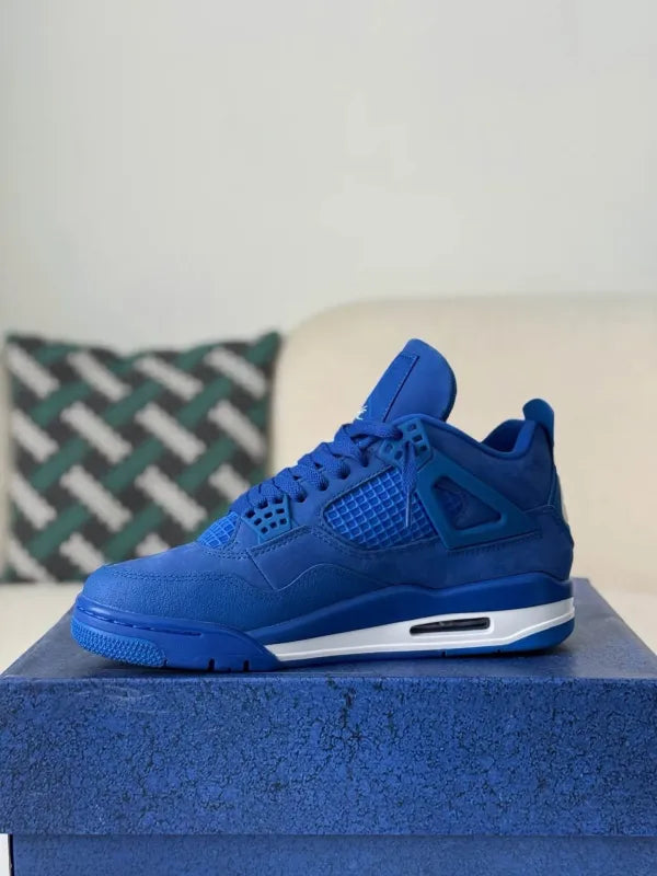 Air Jordan 4 x Nigel Sylvester “Brick By Brick” Sneakers – Blue