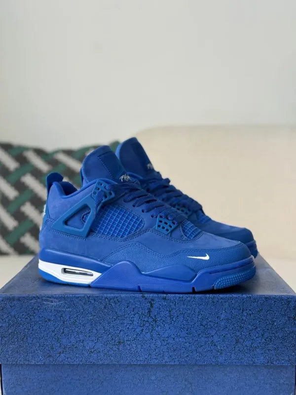 Air Jordan 4 x Nigel Sylvester “Brick By Brick” Sneakers – Blue
