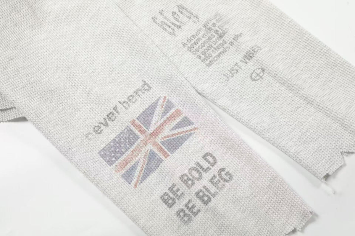 Streetwear Flag-print Long Sleeve