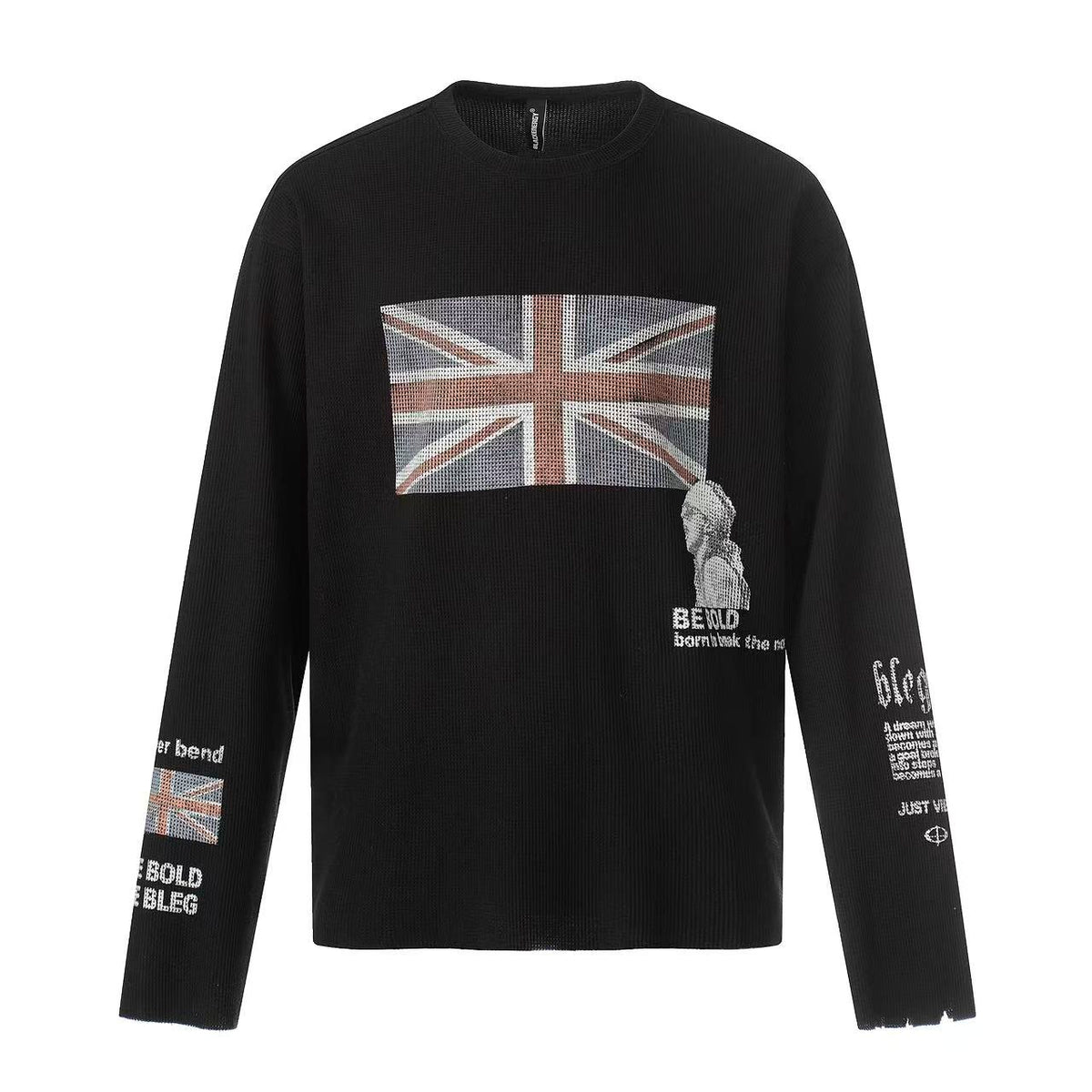 Streetwear Flag-print Long Sleeve