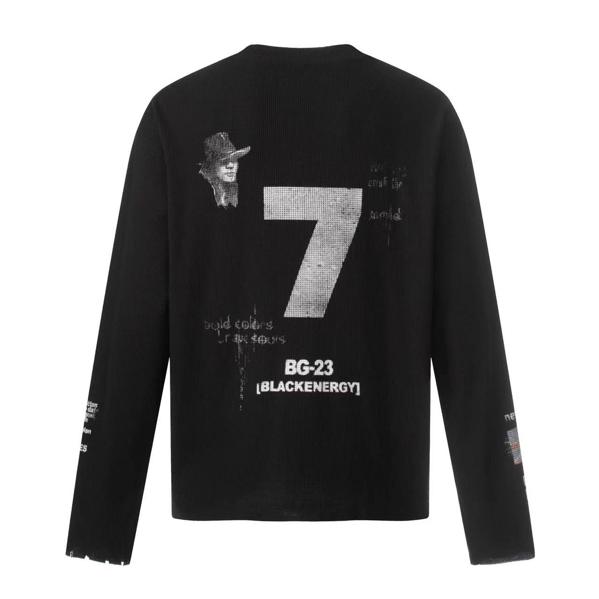 Streetwear Flag-print Long Sleeve