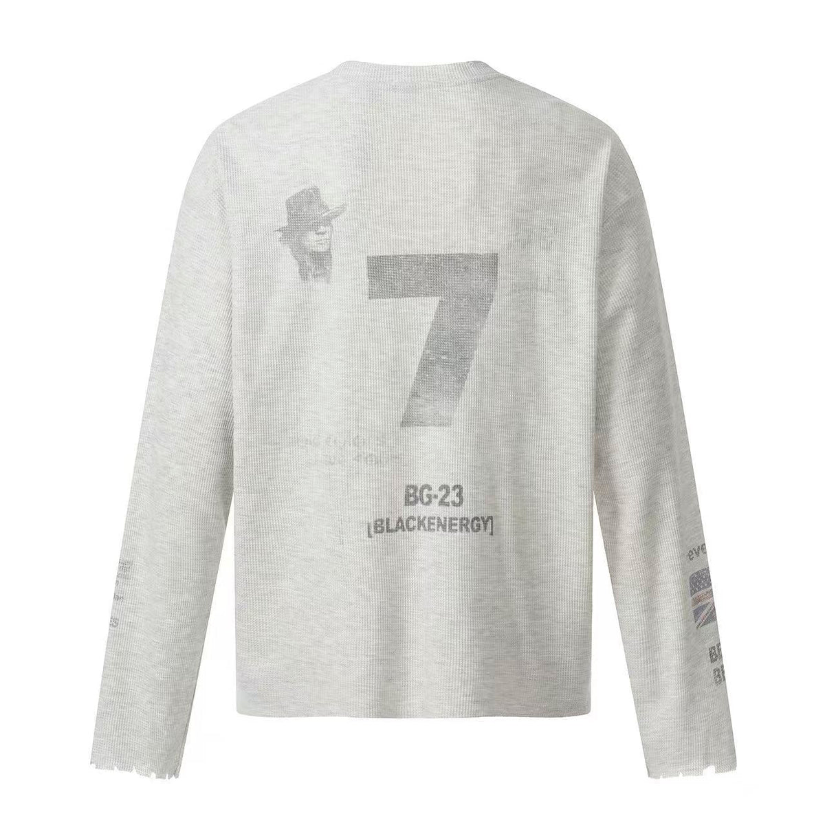 Streetwear Flag-print Long Sleeve