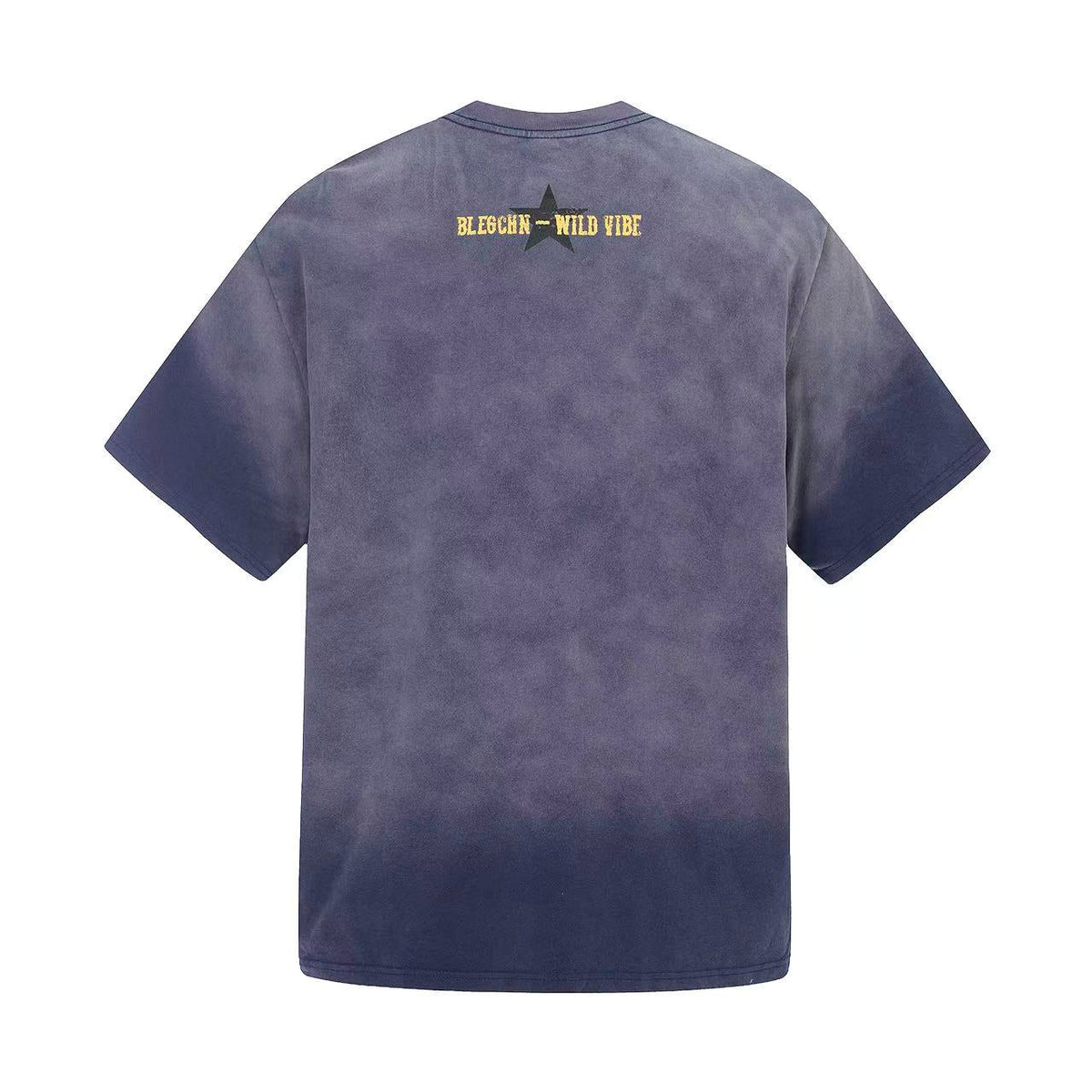 Streetwear Tie-dye Print Short Sleeve