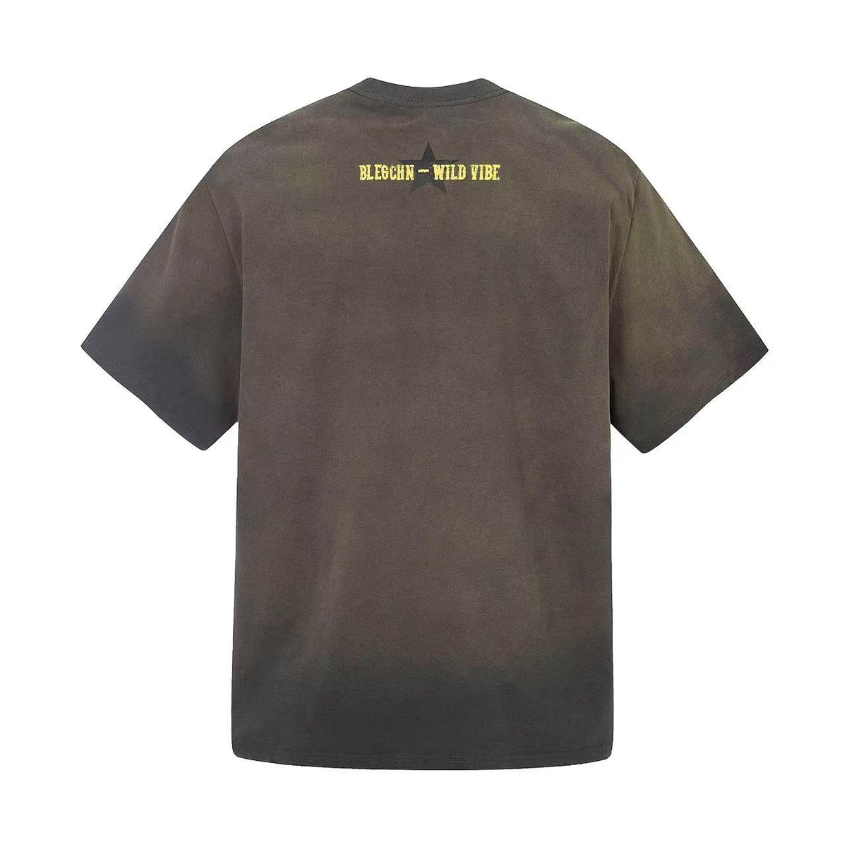 Streetwear Tie-dye Print Short Sleeve