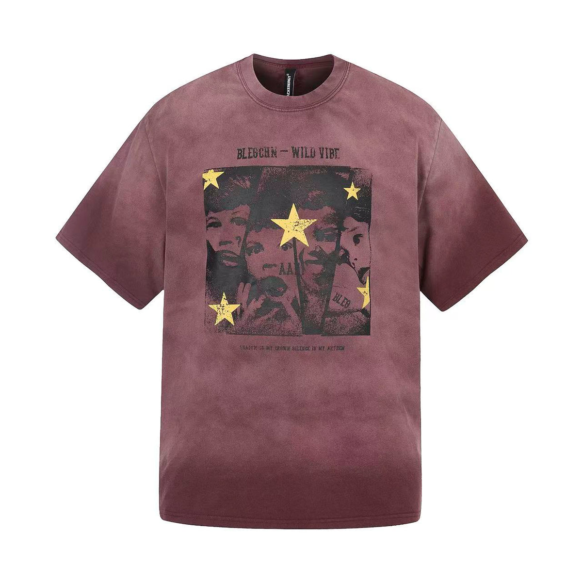 Streetwear Tie-dye Print Short Sleeve