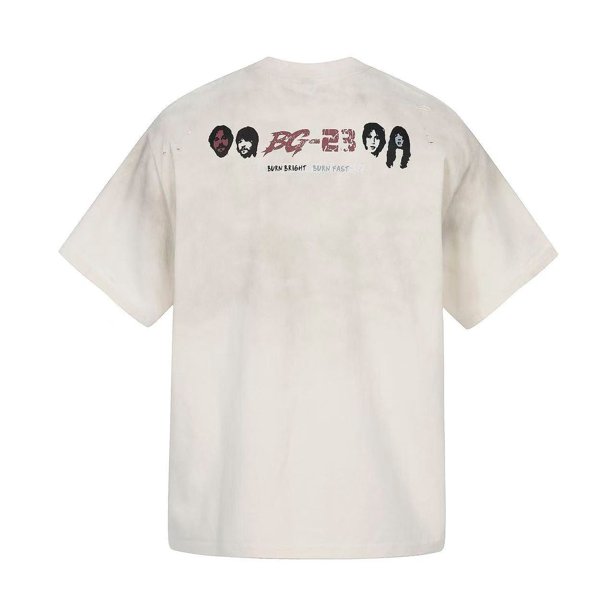 Streetwear Punk Print Short Sleeve
