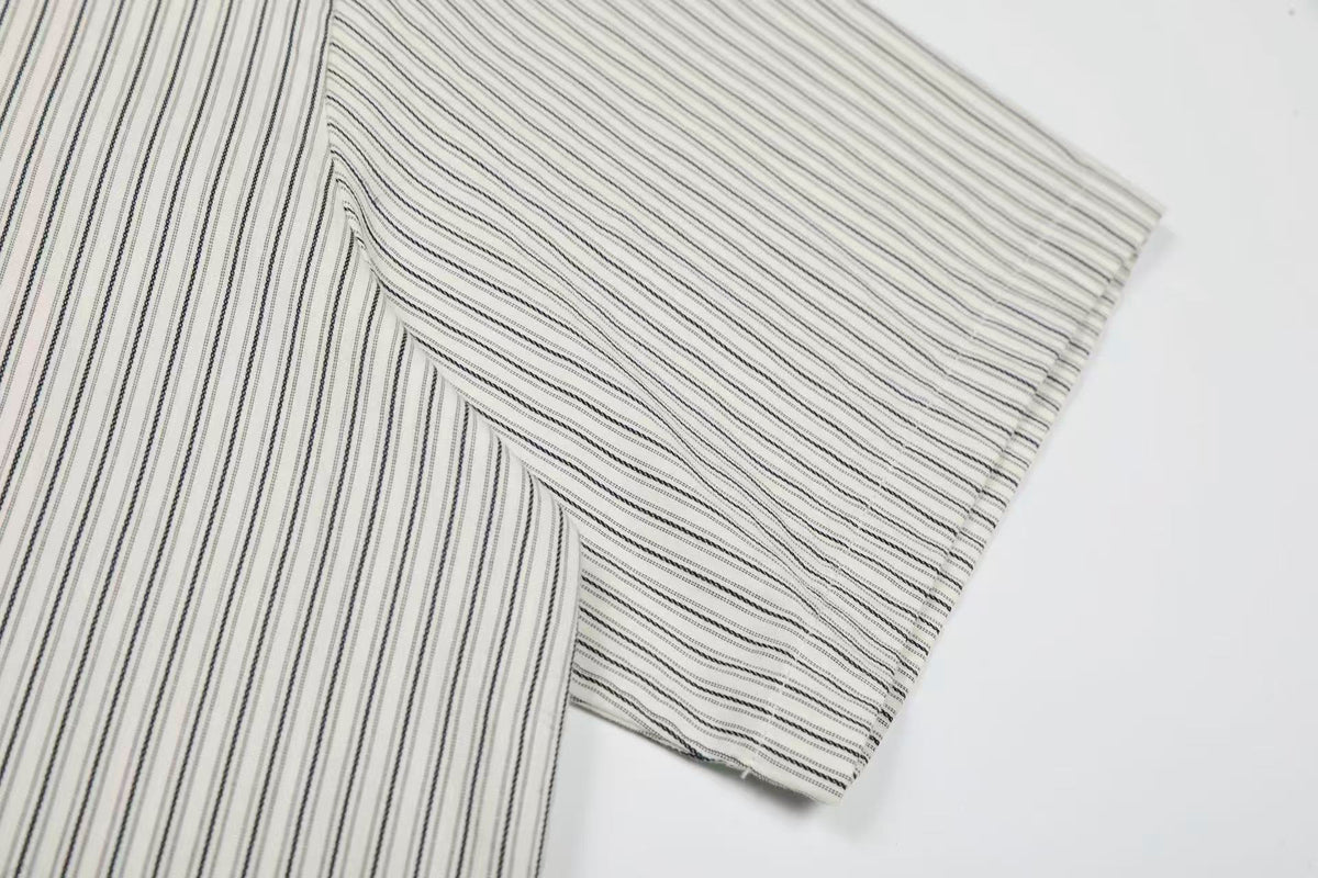 Vintage 7 Graffiti Striped Shirt
