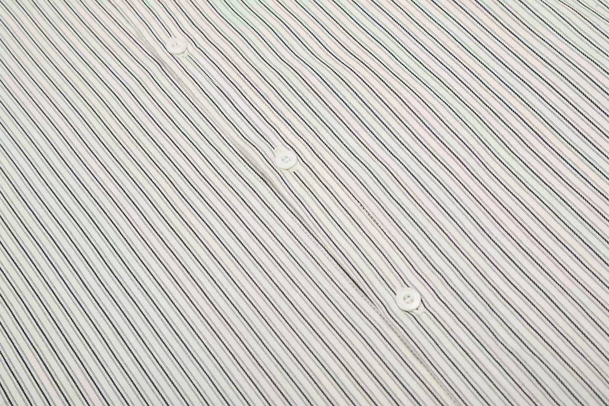 Vintage 7 Graffiti Striped Shirt