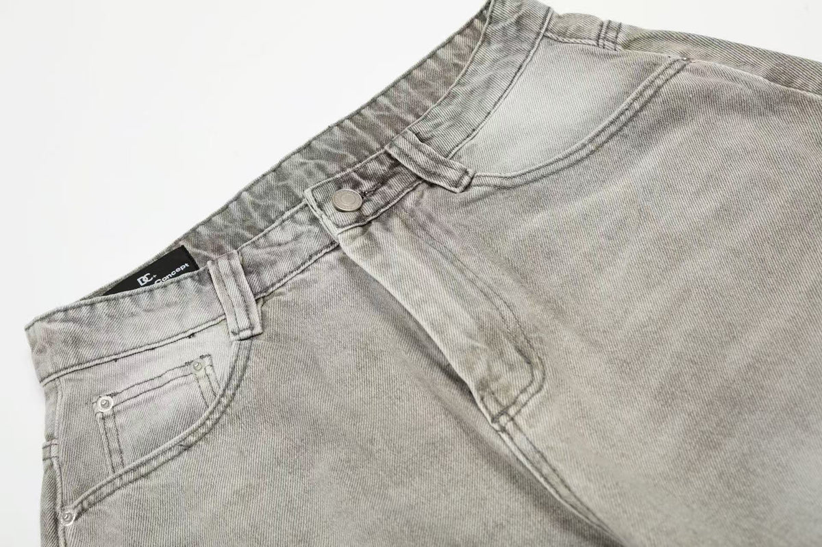 Vintage Washed Ripped Distressed Baggy Jeans