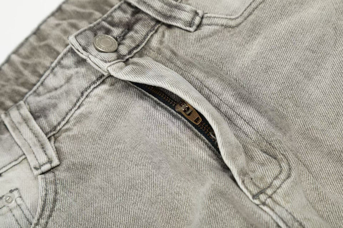 Vintage Washed Ripped Distressed Baggy Jeans