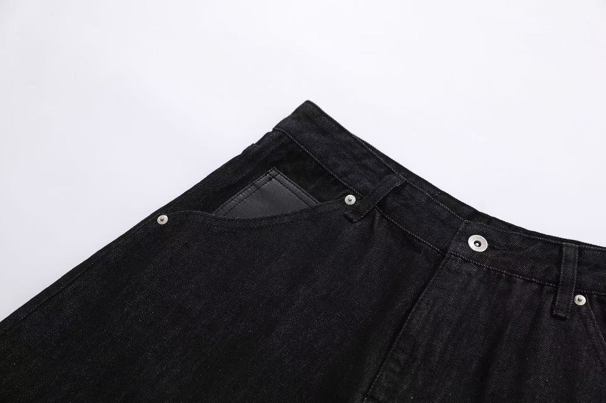 Vintage Baggy Wide-Leg Denim Jorts