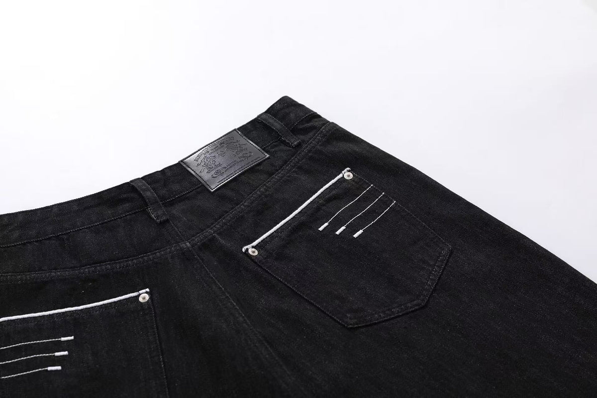 Vintage Baggy Wide-Leg Denim Jorts