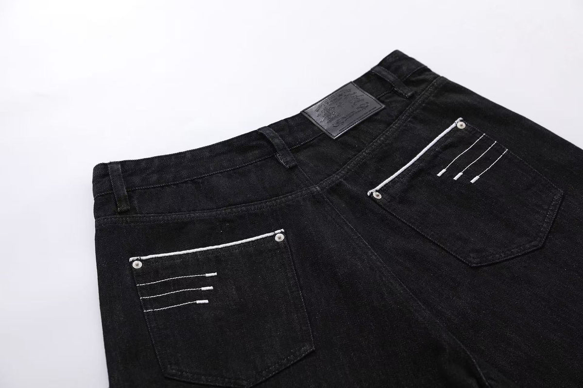 Vintage Baggy Wide-Leg Denim Jorts