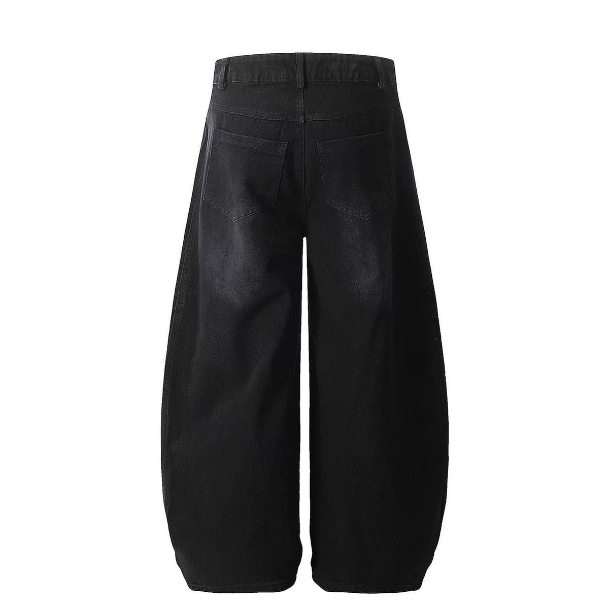 Contrast Striped Stitching Baggy Jeans