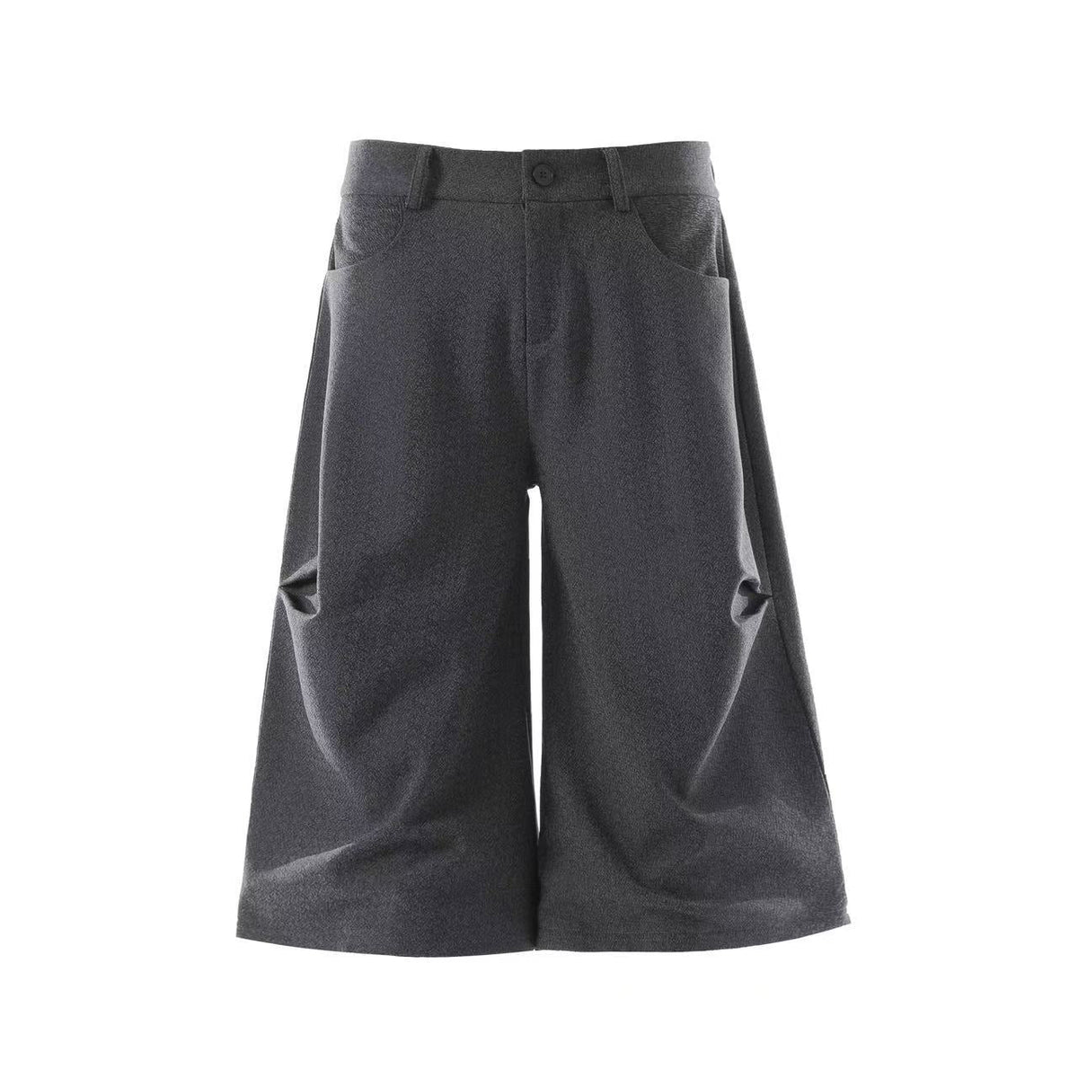 Oversized High-Waist Wide-Leg Shorts