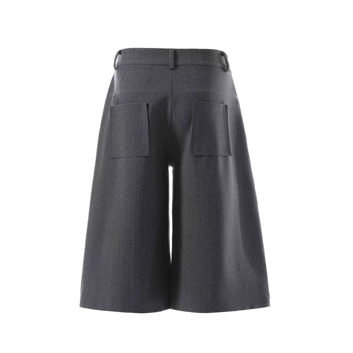 Oversized High-Waist Wide-Leg Shorts
