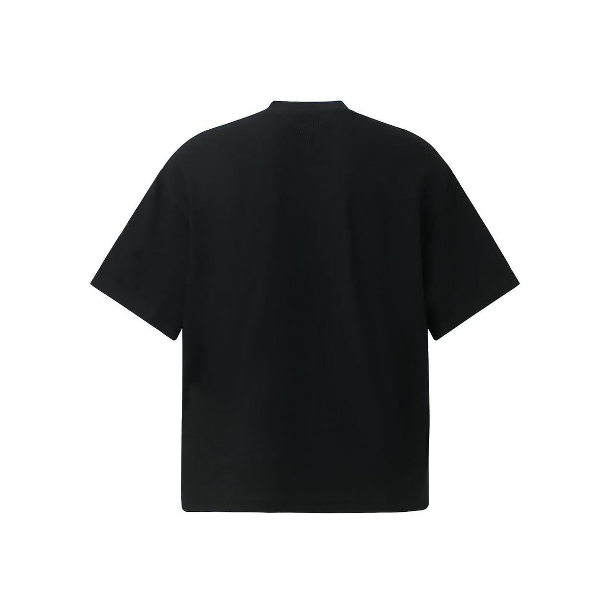Streetwear Waffle Knit Slogan & Dog Print T-Shirt