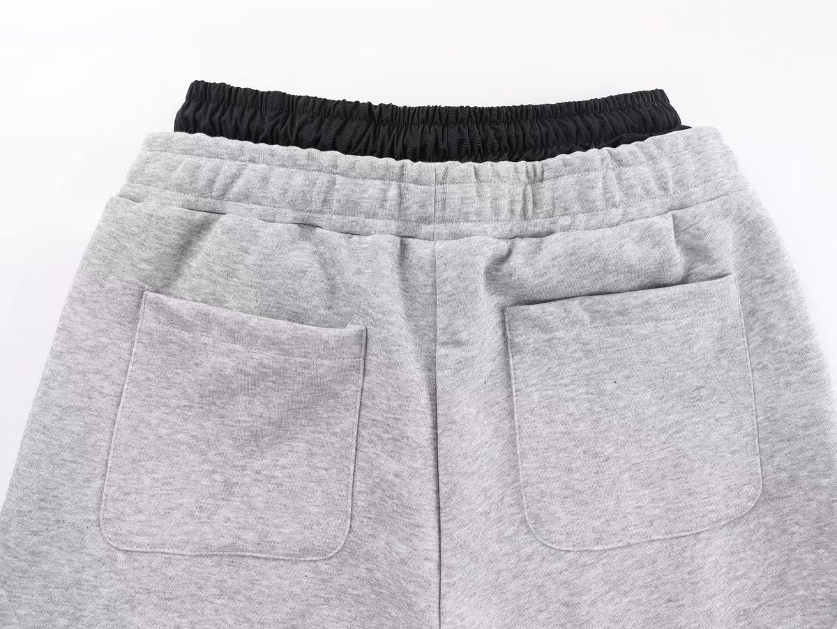 Streetwear Side Stripe Baggy Wide-Leg Sweatpants