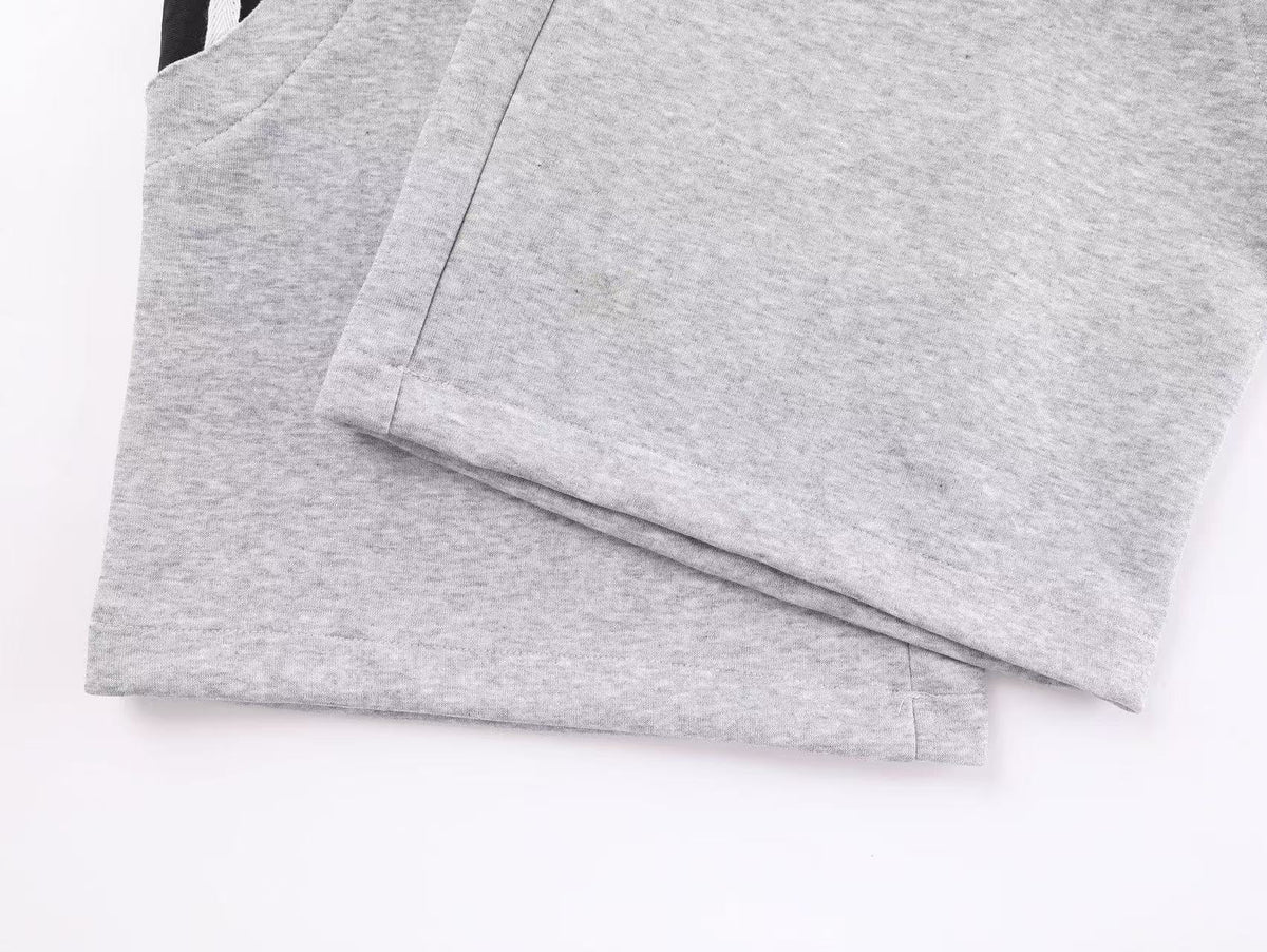 Streetwear Side Stripe Baggy Wide-Leg Sweatpants