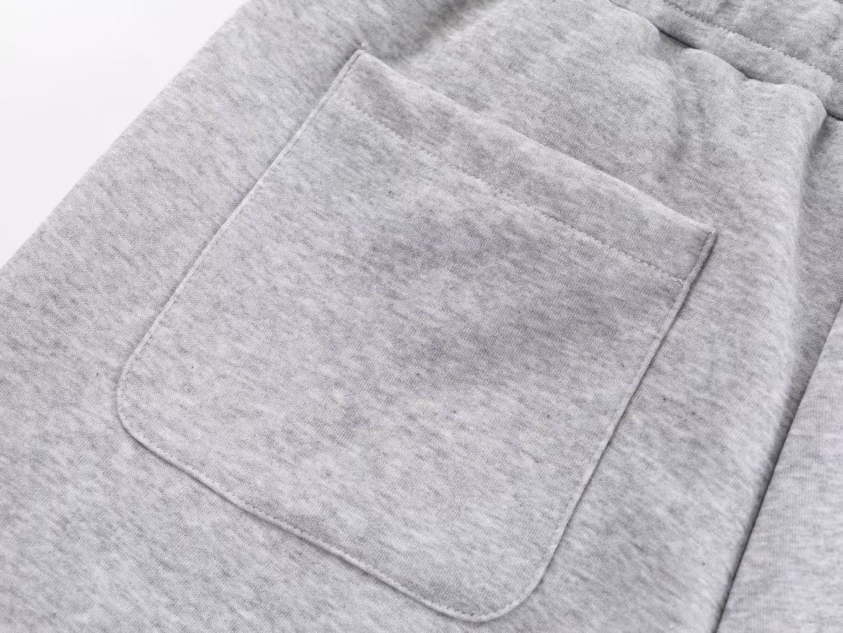 Streetwear Side Stripe Baggy Wide-Leg Sweatpants