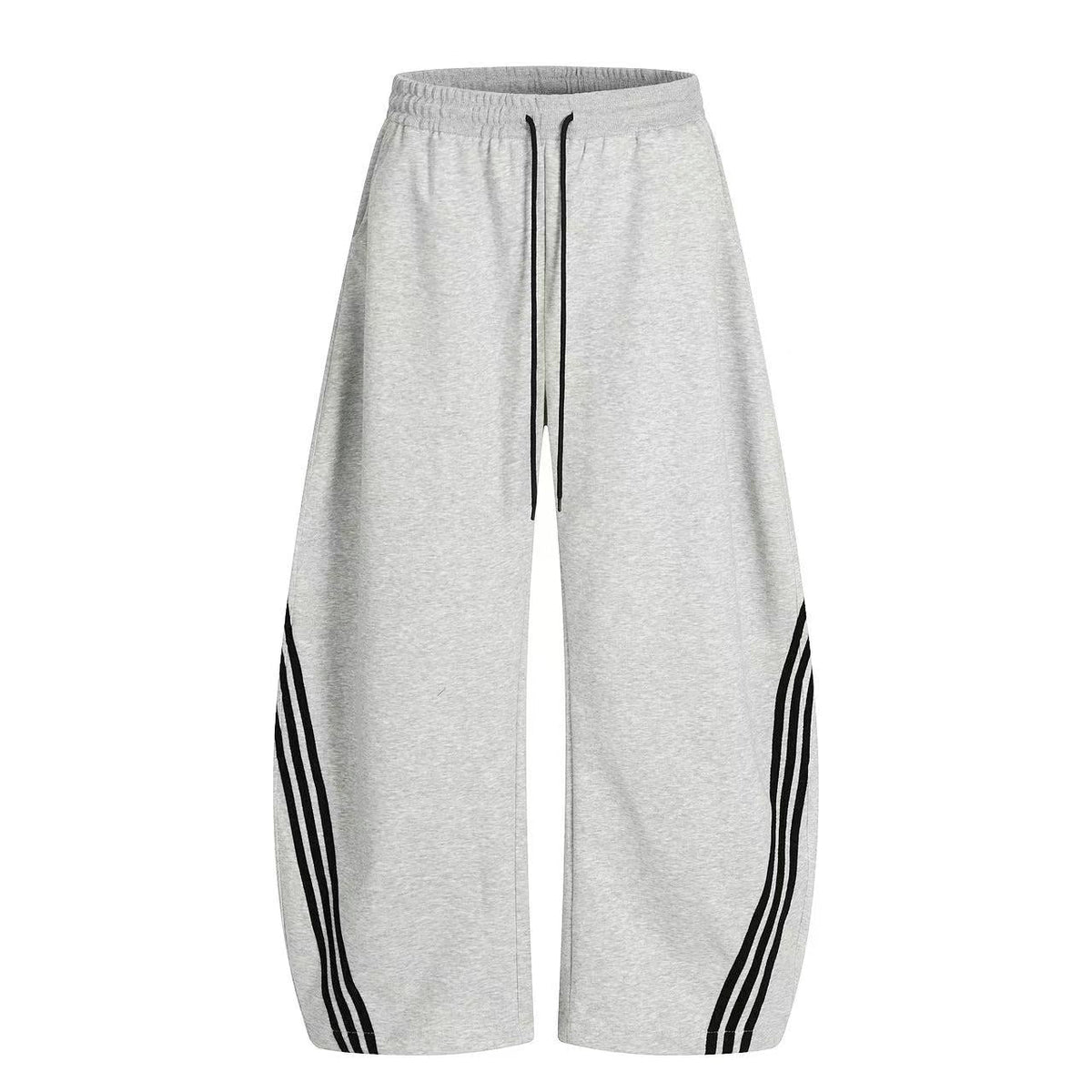 Retro Side Stripe Baggy Wide-Leg Sweatpants