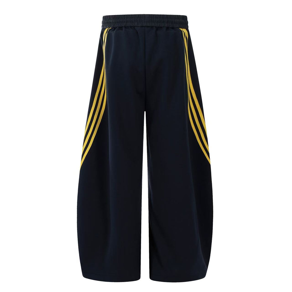 Retro Side Stripe Baggy Wide-Leg Sweatpants