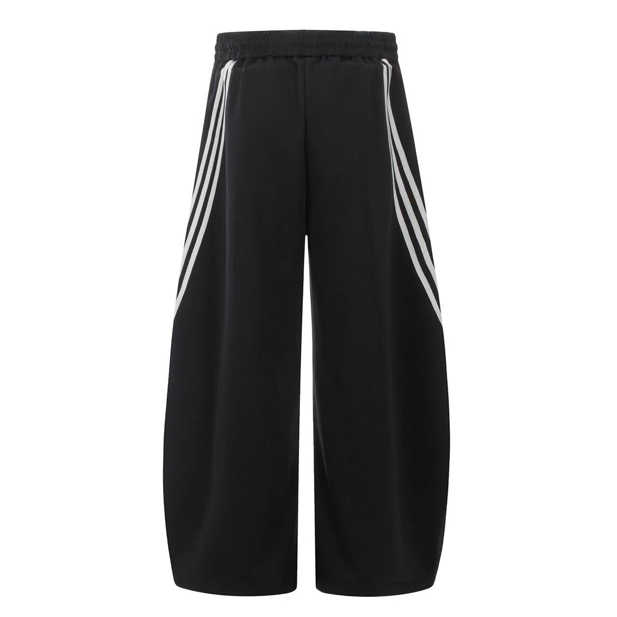 Retro Side Stripe Baggy Wide-Leg Sweatpants