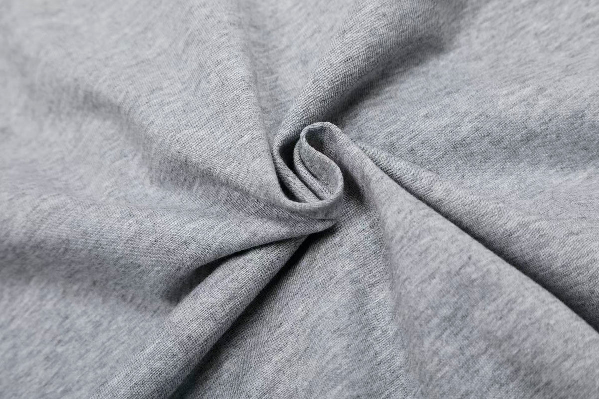 Streetwear Text Embroidery T-Shirt