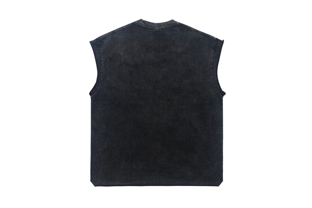 Vintage Wash Hand Print Tank Top