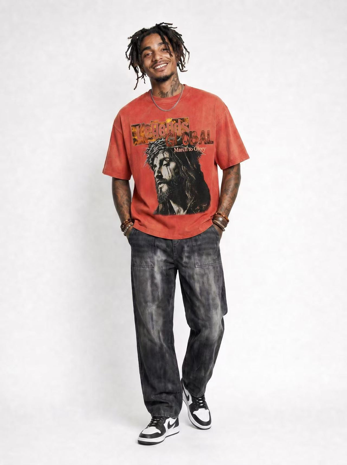 Streetwear Image Of Jesus T-Shirt