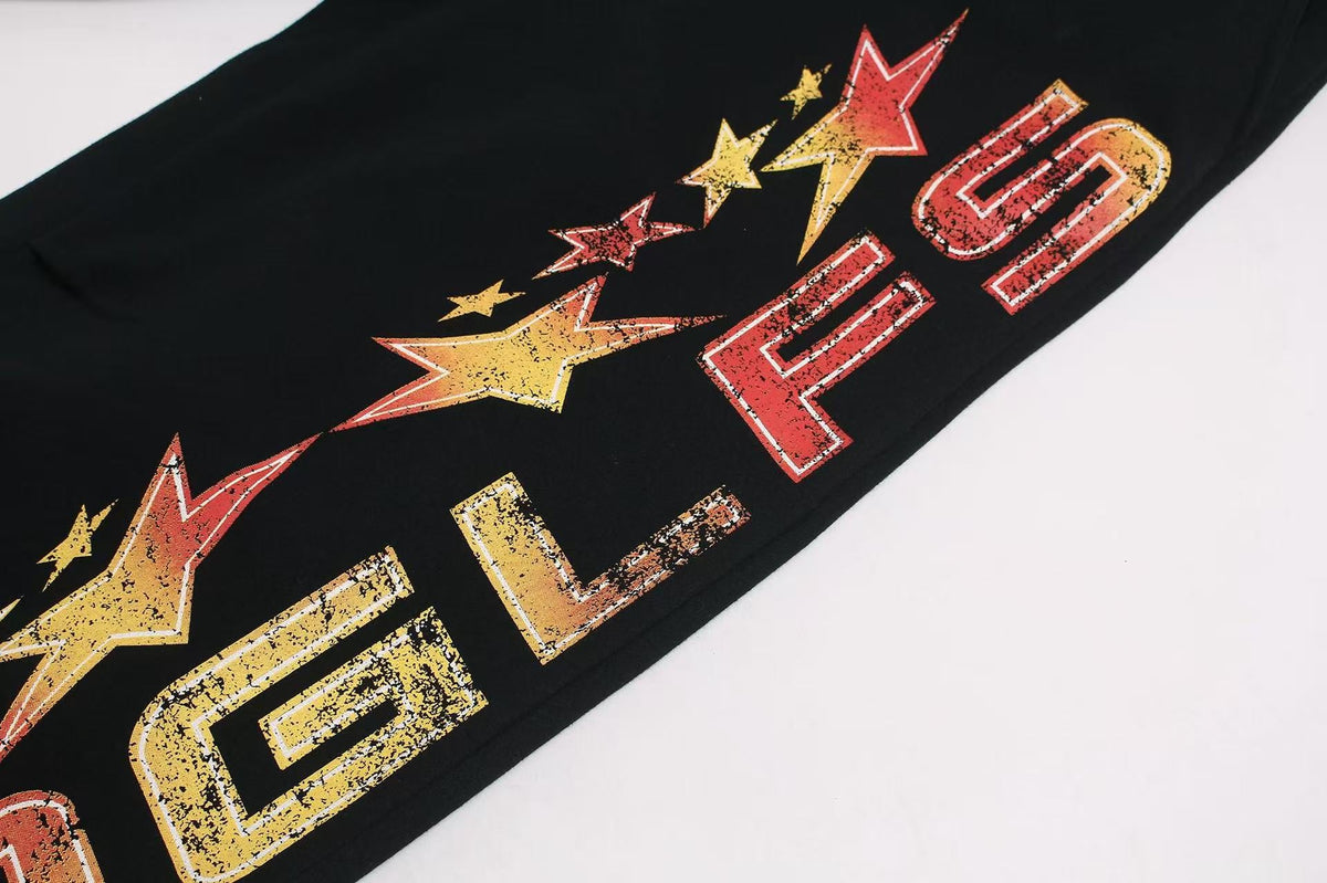 Vintage Sports Graphic Baggy Wide-Leg Sweatpants