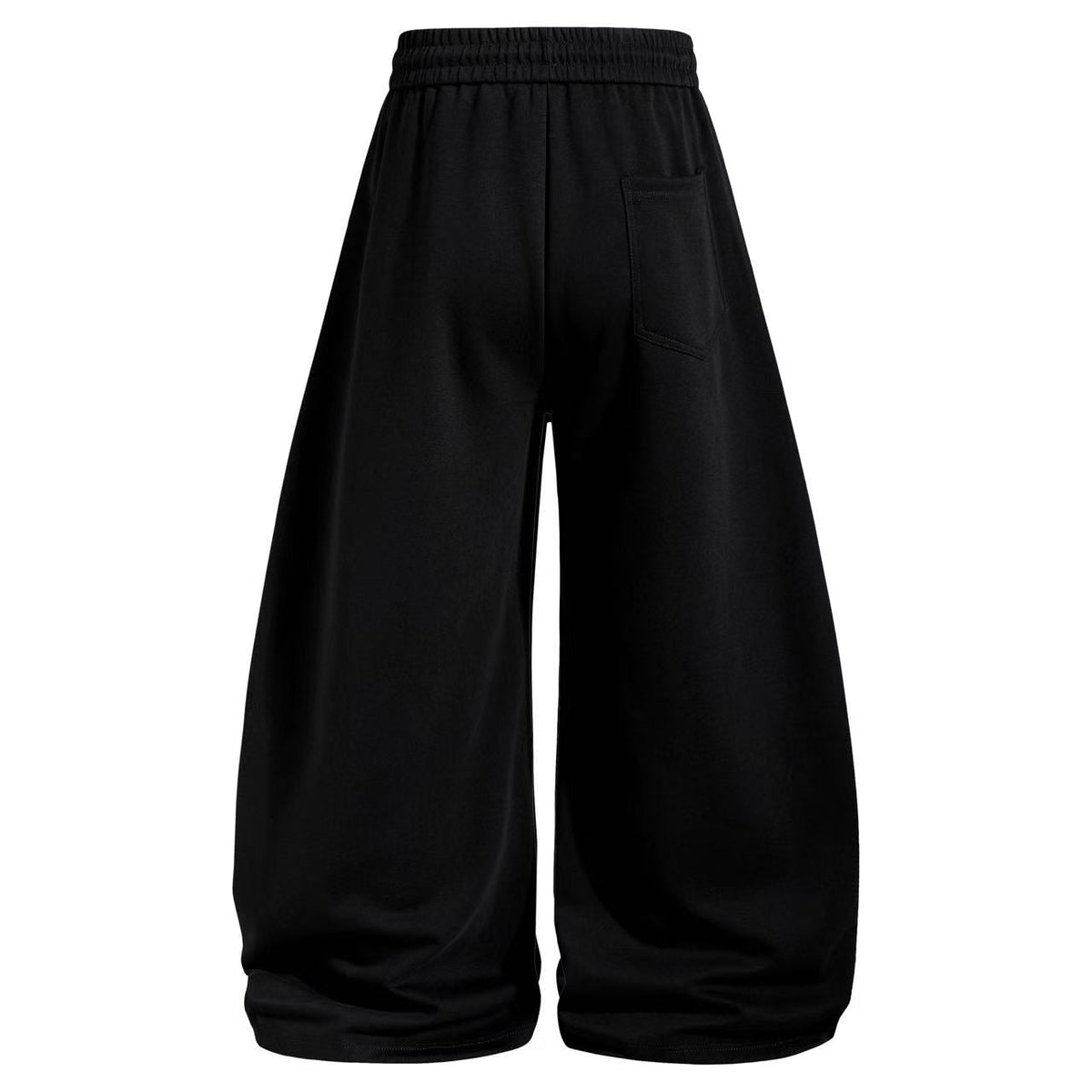 Streetwear Camo Patchwork Letter Number Graphic Baggy Wide-Leg Sweatpants