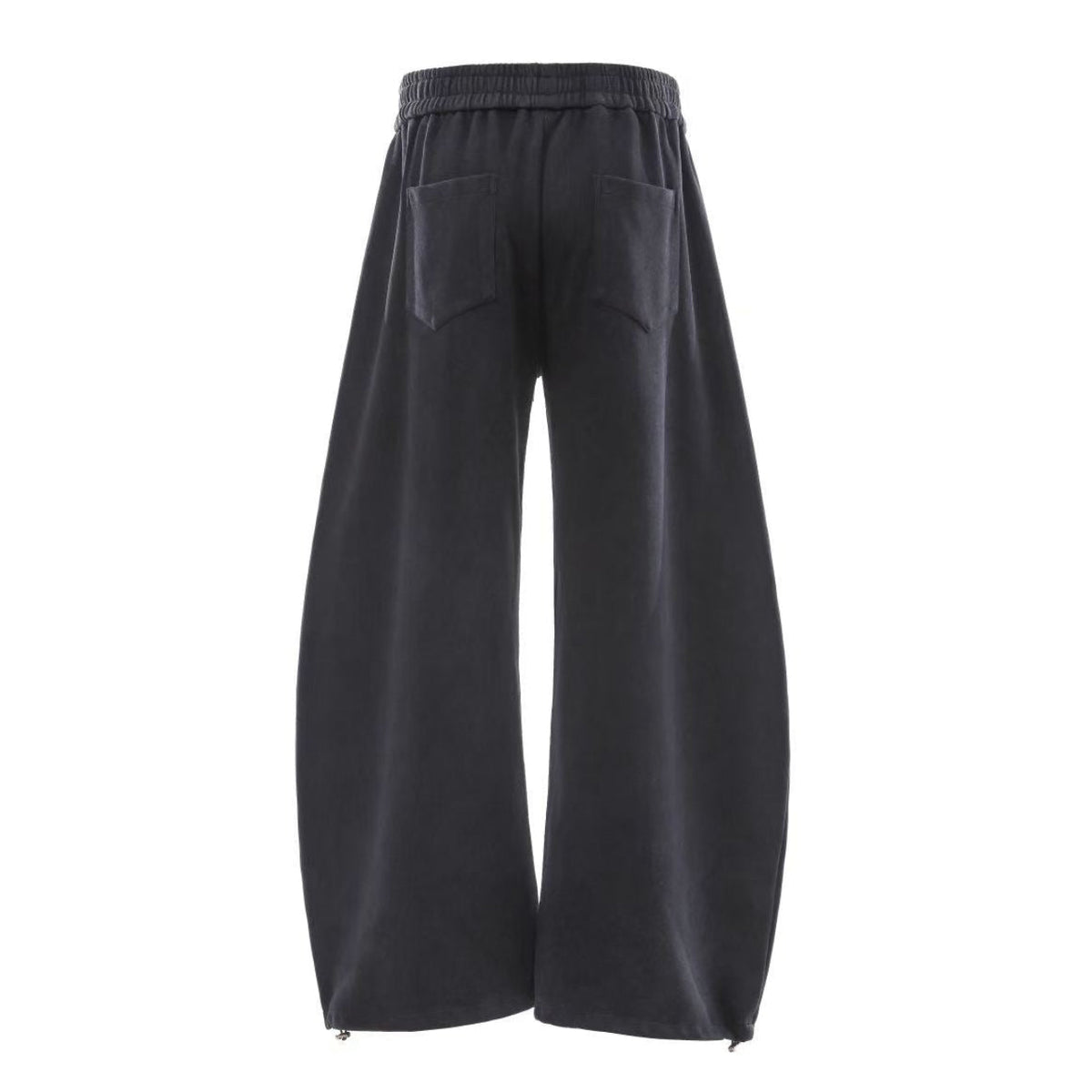 Streetwear Washed Stars and Stripes Print Wide-Leg Sweatpants