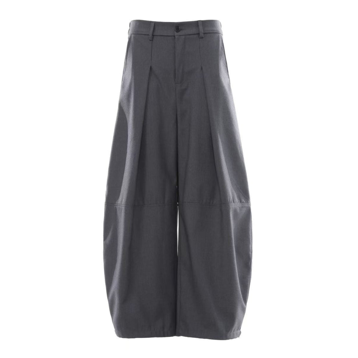 Unisex Pleated Balloon Wide-Leg Baggy Suit Pants
