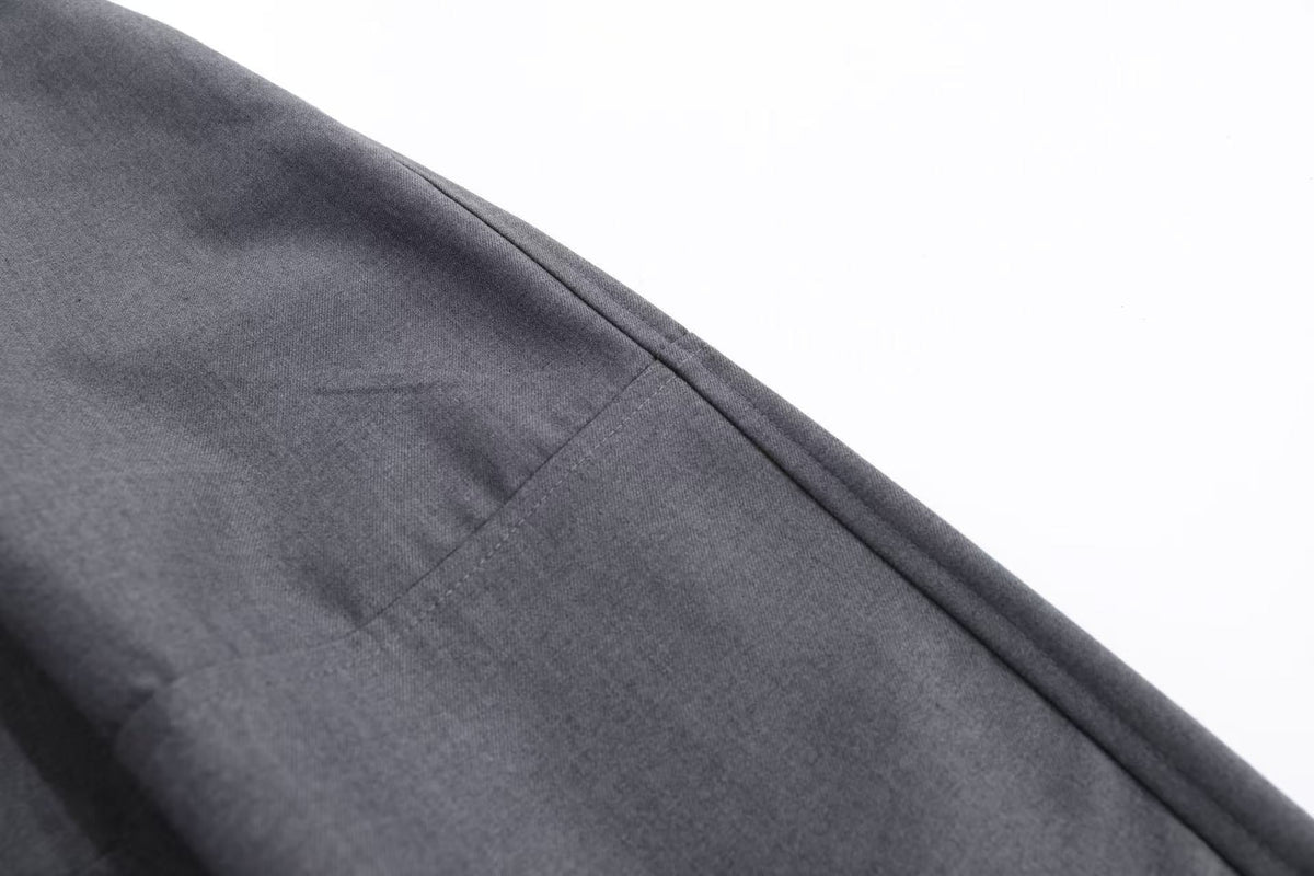 Unisex Pleated Balloon Wide-Leg Baggy Suit Pants