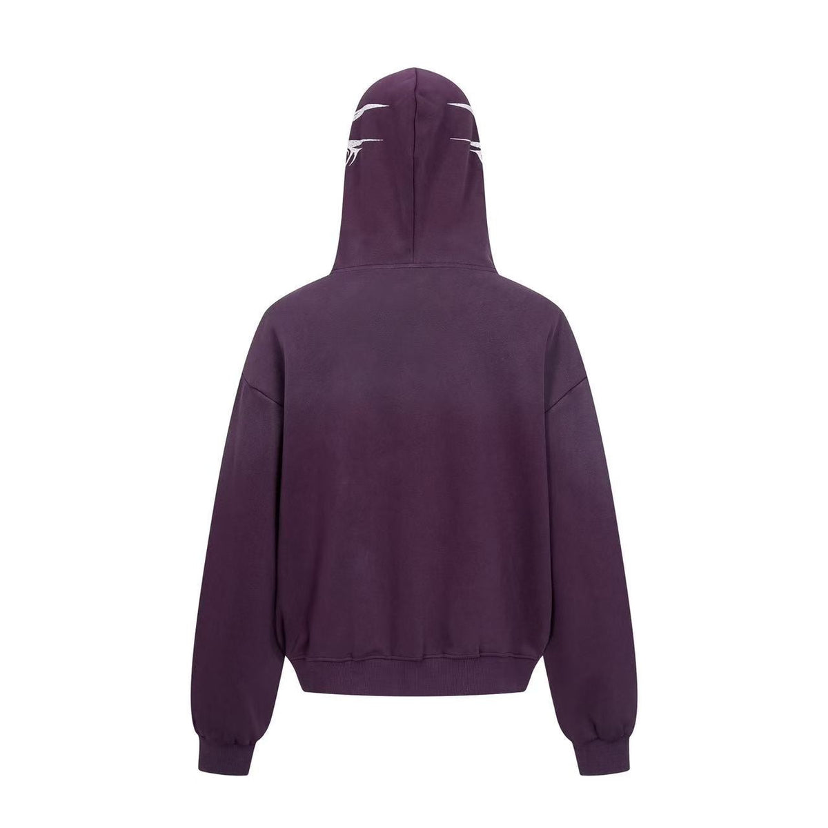 Streetwear Cursive Script Graffiti Full Zip Hoodie